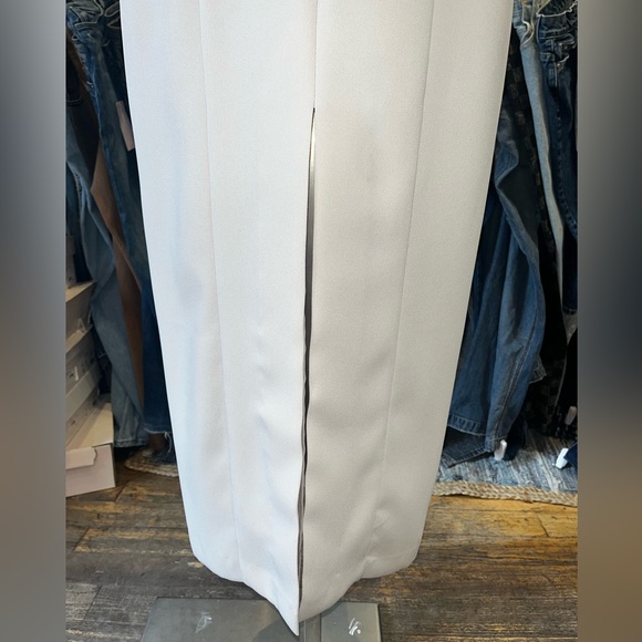 Vintage 90s crepe cutout rhinestone Dress - Picture 3 of 6